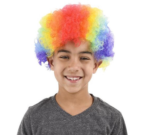 Clown Wigs Wholesale |  Rainbow Child and Adult 12 PACK 6031D