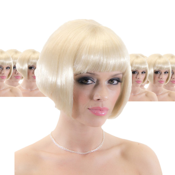Blonde Bob Supermodel Wig 12 PACK  6043D