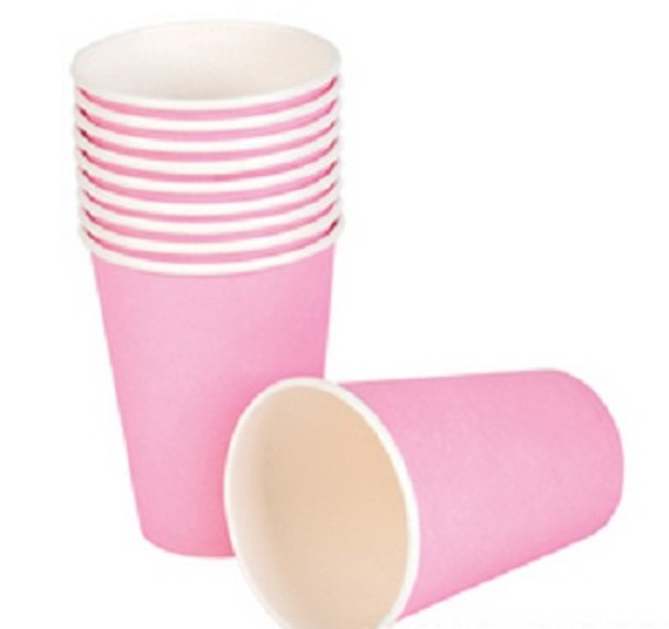 Party Paper Cups Pink 9oz 12 Pack 3851