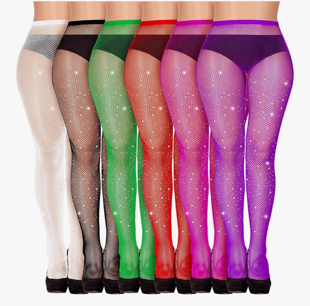 Mix Color Fishnet Pantyhose Tights  8045D
