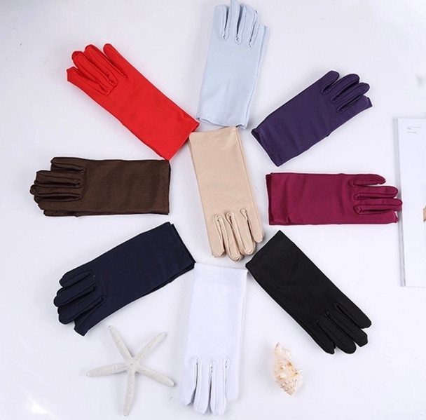 Short Dress Gloves Adult Wrist Length  9” Standard 8+ COLORS  9"  WS1212D