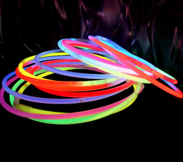 Glow Necklaces 5 Color Tube 50 pcs 12022