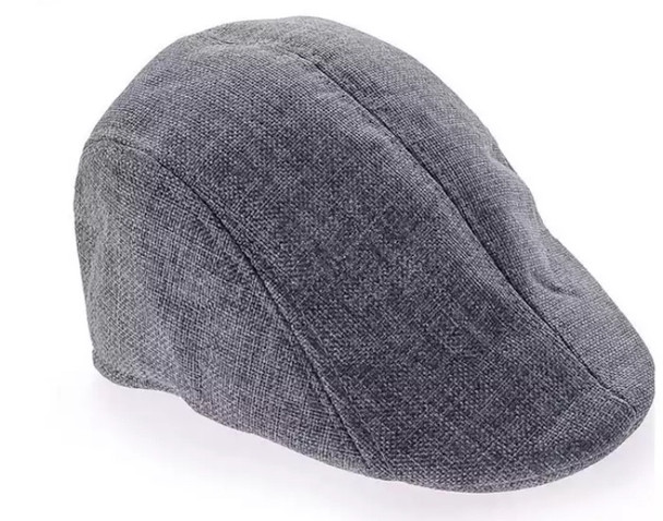 Ivy Cap Grey Deluxe Bulk 10+ Colors Available Linen Cotton 22.5 " Adult Standard 1336