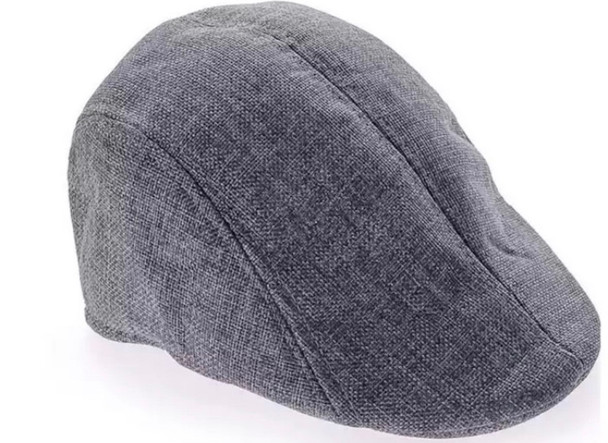 Ivy Cap Deluxe Navy Blue  10+ Colors Available Linen Cotton 22.5 " Adult Standard 1337
