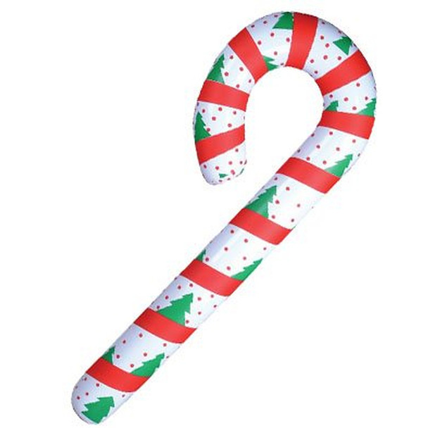 Candy Cane Inflates Bulk 12 PK 4 FT Tall 9224D