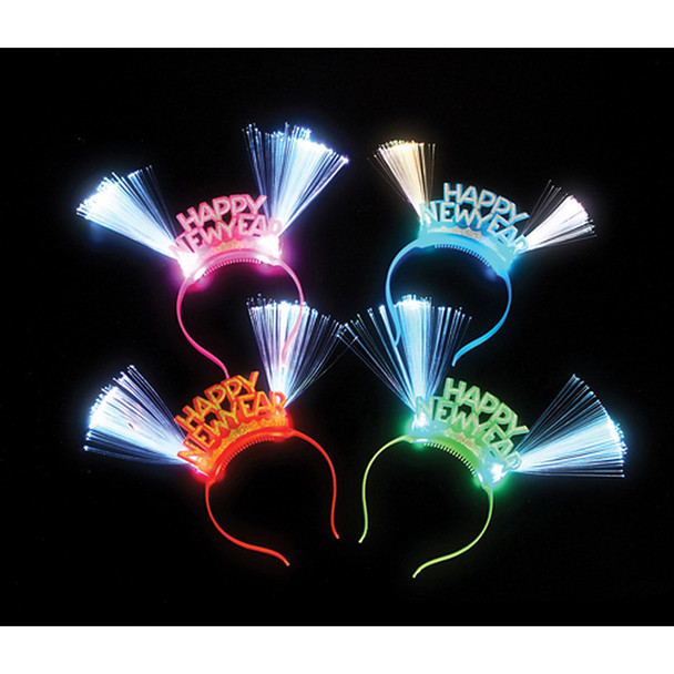 Happy New Year LED Headband Bulk 12 PACK 9226D