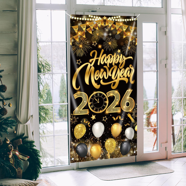 HUGE New Years Banner 6FT x 3FT 3891