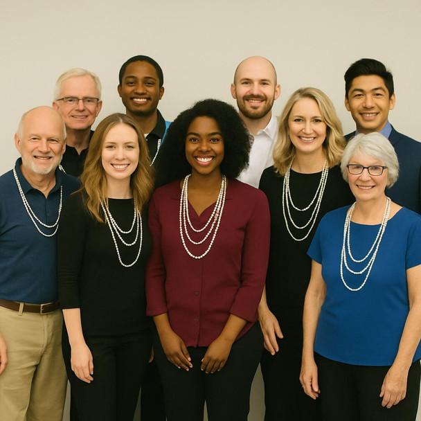 White Party Beads Bulk 12 PK 7mm 6702D