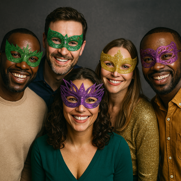 Mardi Gras Masks Bulk | Mardi Gras Masks 12 PACK