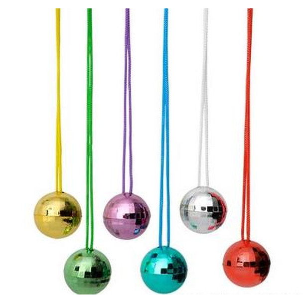 Disco Ball Necklaces 12 PACK 9904D