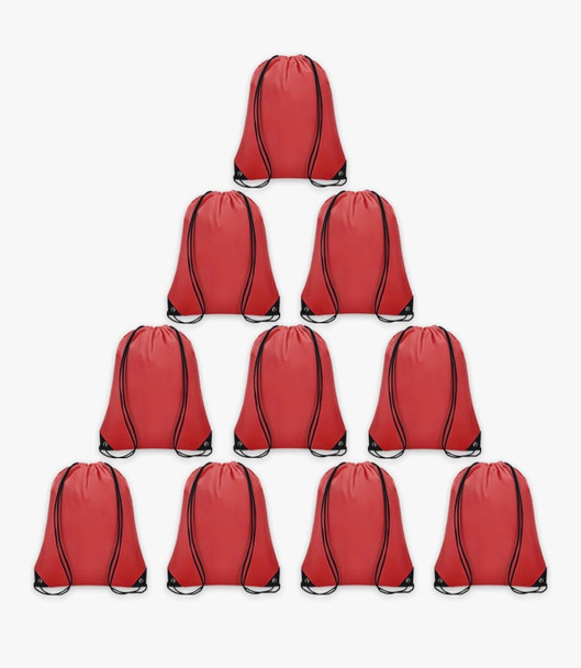 Drawstring Backpack Bags w/ Custom Logo 17" x 14" Standard Size  9270