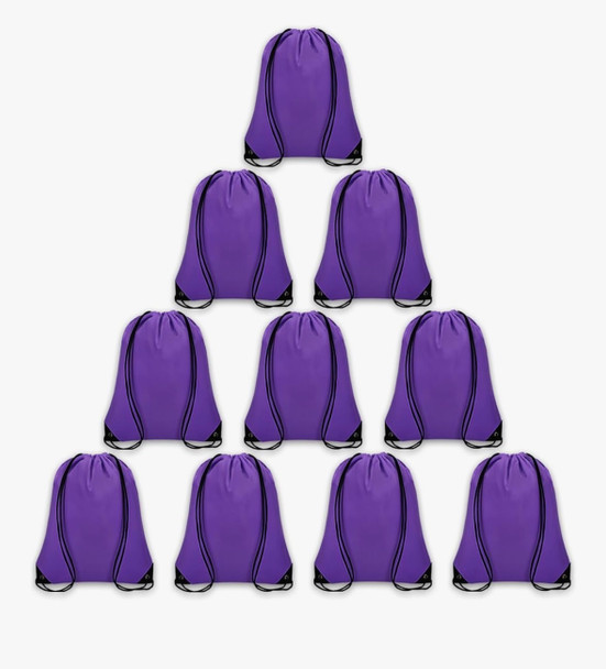 Drawstring Backpack Bags w/ Custom Logo 17" x 14" Standard Size  9270