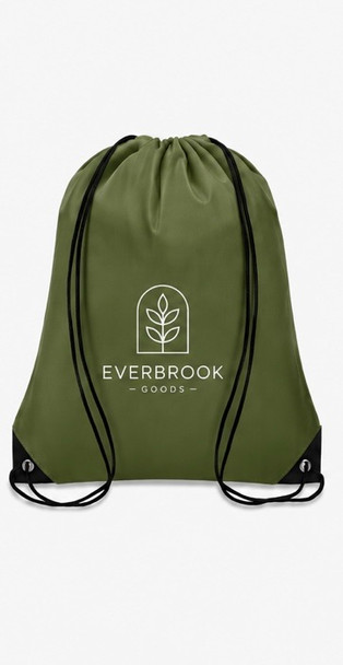 Drawstring Backpack Bags w/ Custom Logo 17" x 14" Standard Size  9270