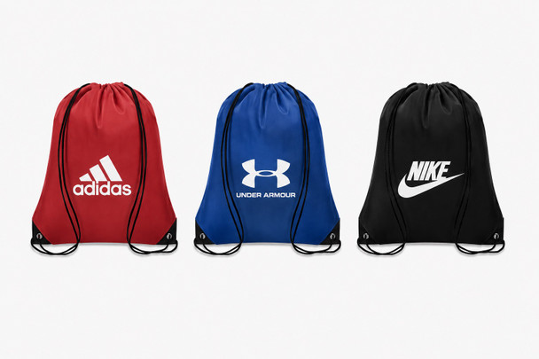 Drawstring Backpack Bags w/ Custom Logo 17" x 14" Standard Size  9270