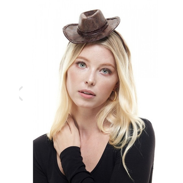 Mini Cowboy Hat Headband Bulk Wholesale 5803
