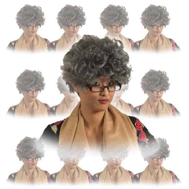 Grandma Wig Wholesale | Grandma Wig Bulk | 12 PACK WS6039D