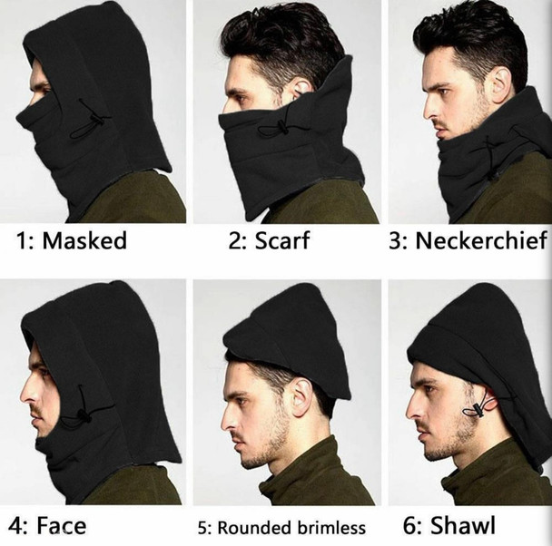 Bulk Black Balaclava 8 PACK Adjustable | Polar Fleece Adult WS3063D