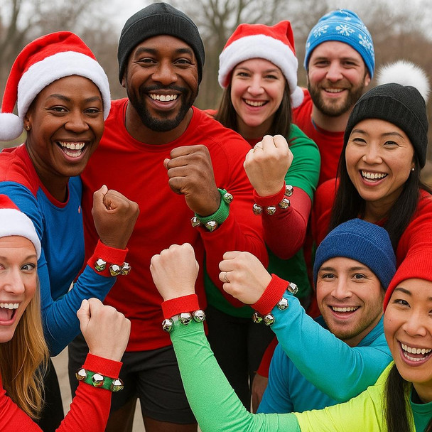 Jingle Bell Bracelets 12 PIECE PACK WS6566D