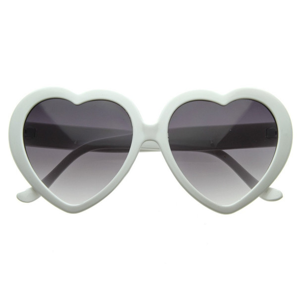 White Heart Sunglasses Bulk | 8 PACK Adult 100% UV Superior Quality WS1016D