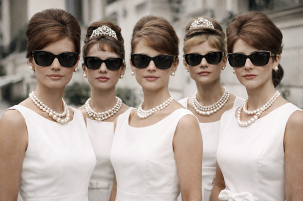 Black Jackie Oversized Sunglasses WS1138D