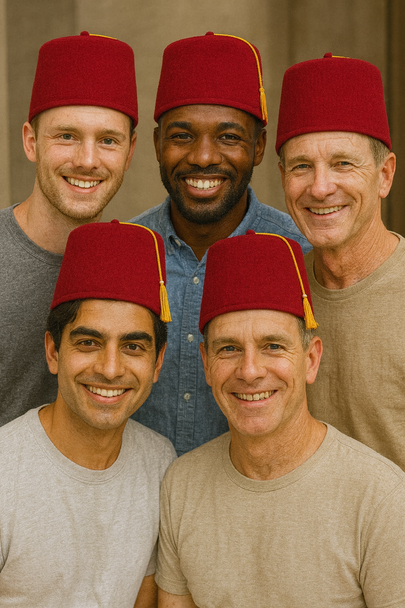 Shriners Hat | Red Hat with Tassel | 1519D