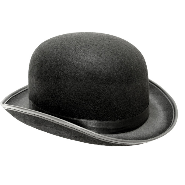 Derby Hat Bulk Black Felt Wholesale 1496D