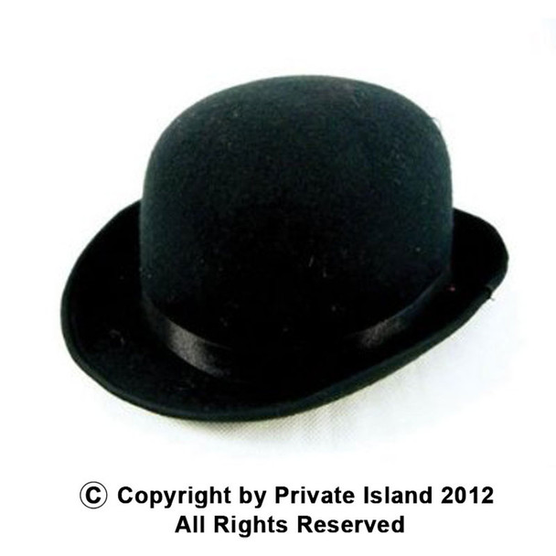 Derby Hat Bulk Black DuraFelt Wholesale 1496D