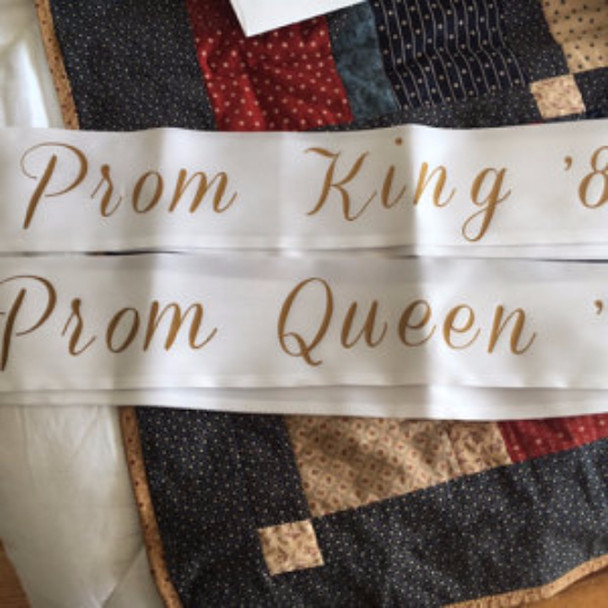 Customized Sashes | Bridal Shower Sash | Personalized For Bday Satin