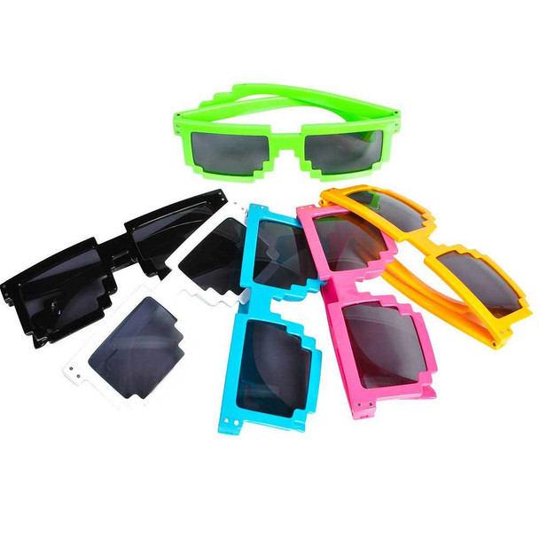 Custom Pixel Sunglasses | Custom 8 Bit Glasses 15053 (Fonts in Picture Gallery)