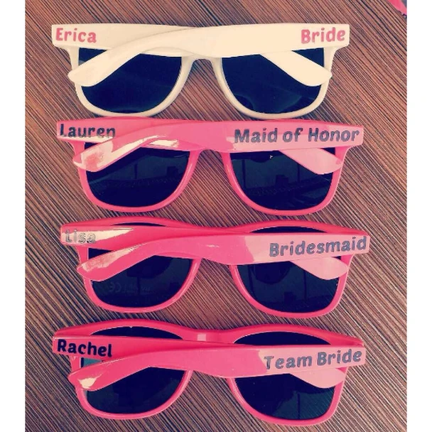 Anniversary Gift, Engagement Gifts, Personalized Sunglasses for Guests at Parties