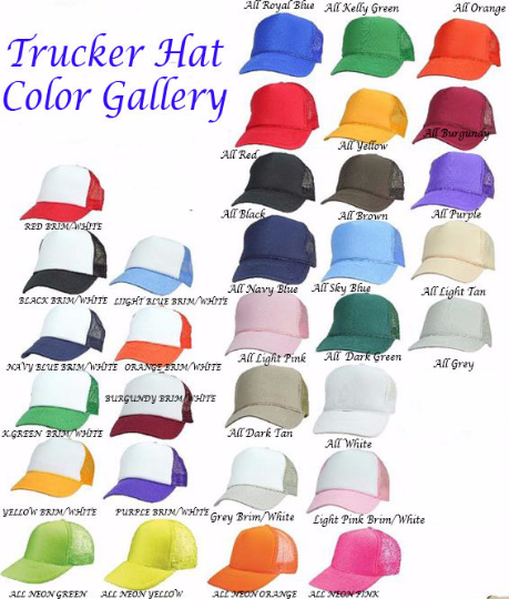 Custom Made Trucker Hat with Logo  | 15061 
