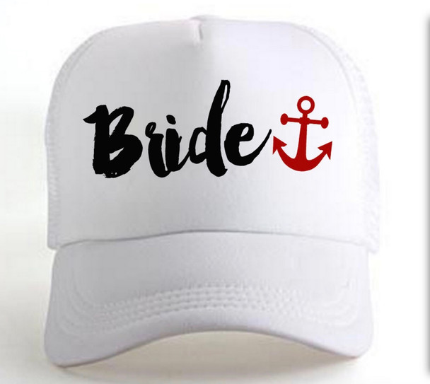 Bachelorette Party Hats | Customized Trucker Caps | 15062 (Fonts in Picture Gallery)