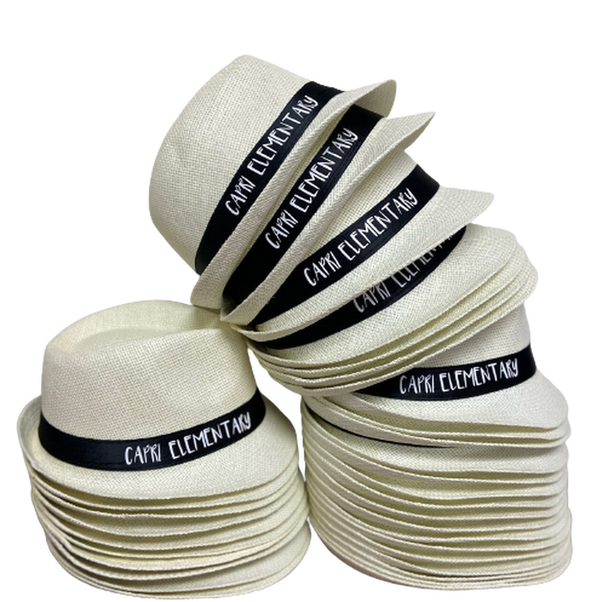 Mens Fedora Hats | Custom Fedora Hats | Custom Made Fedora Hats | (Fonts in Picture Gallery)