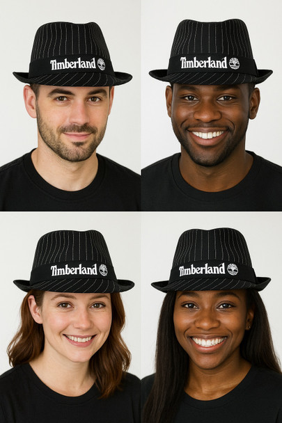 Mens Fedora Hats | Custom Fedora Hats | Custom Made Fedora Hats | (Fonts in Picture Gallery)