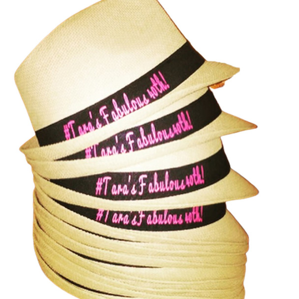 Mens Fedora Hats | Custom Fedora Hats | Custom Made Fedora Hats | (Fonts in Picture Gallery)