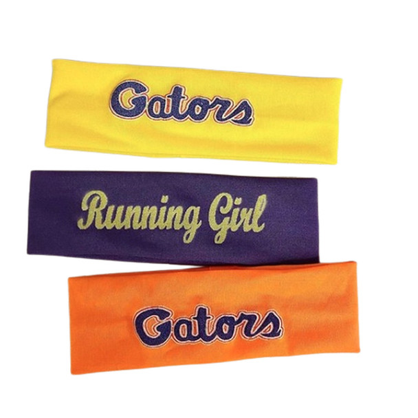 College Team Headbands, Personalized Headband (Fonts in Picture Gallery)
