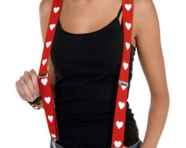 Valentines Day Suspenders Customized 15036