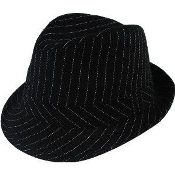 Black Cotton PInstripe