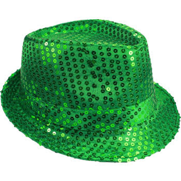 Bulk Green Hats | Bulk Green Fedoras | 18003 Adult Size 12 PACK
