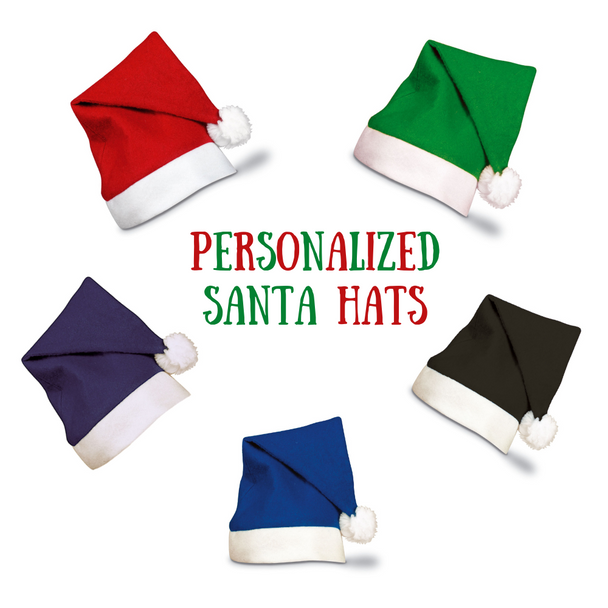 Unique Christmas Hats | Personalized Santa Hats | Santa Hat Ideas | Fonts in Picture Gallery
