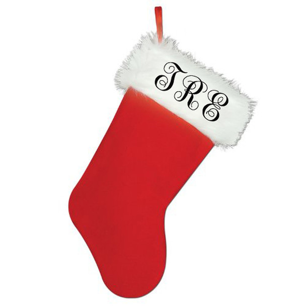 Monogrammed Christmas Stocking | Personalized Stockings | 71001MO