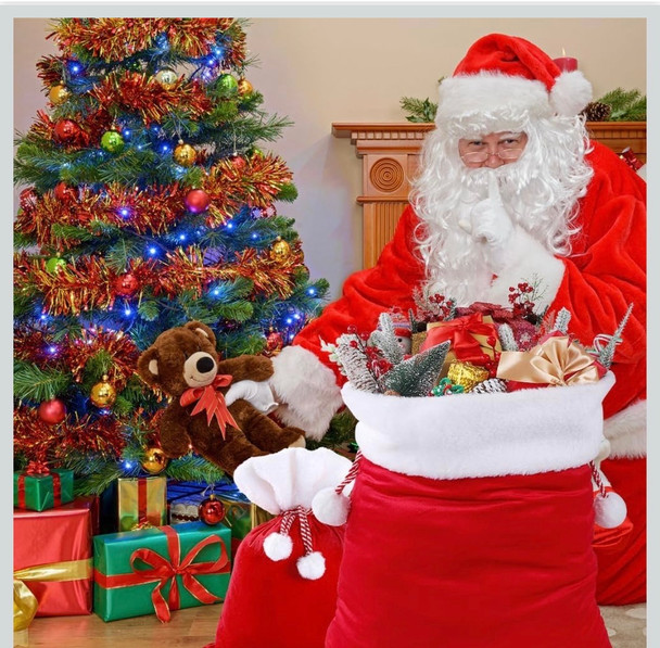 Large Christmas Sacks | Personalized Santa Sacks |  2 Sacks in 2 Sizes 13090A