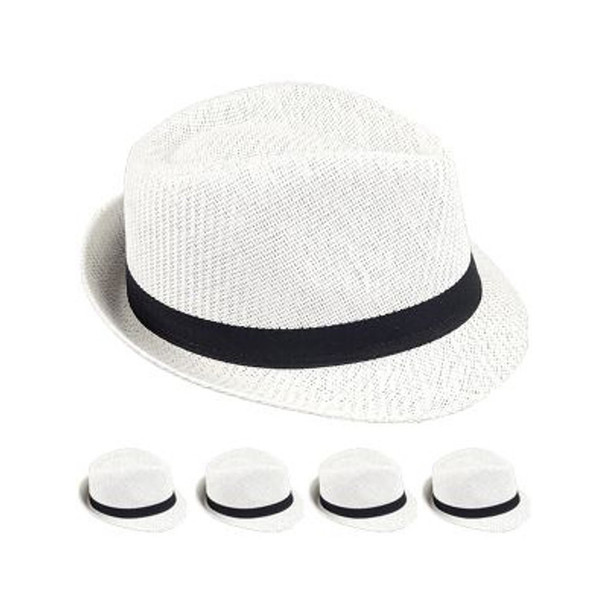 Bright Colorful Sun Hats |  Fedora Pick Color Dozen 1328DZC
