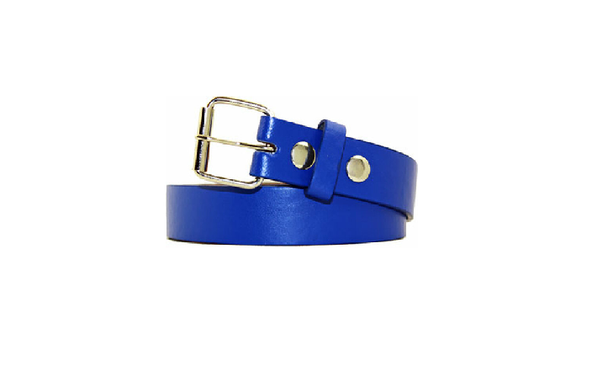 Boys Uniform Belts | Blue 12PK with Free Detachable Buckle 12PK 2915B