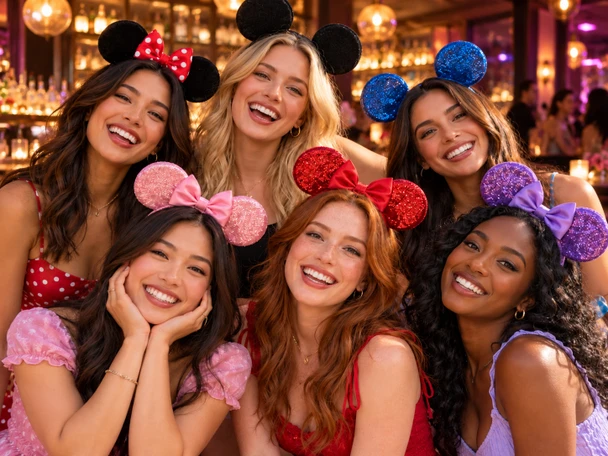 Mickey Ears Bulk Minnie Ears Wholesale  Headband Deluxe 6654MIC