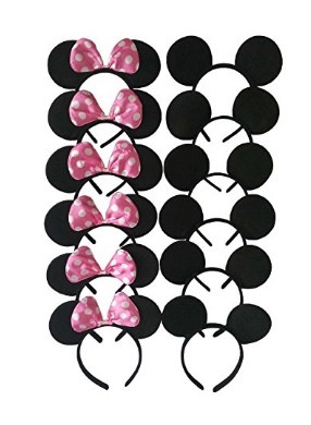 Pink Minnie Ears | Sequin Minnie Mouse Ears | 15003PI
