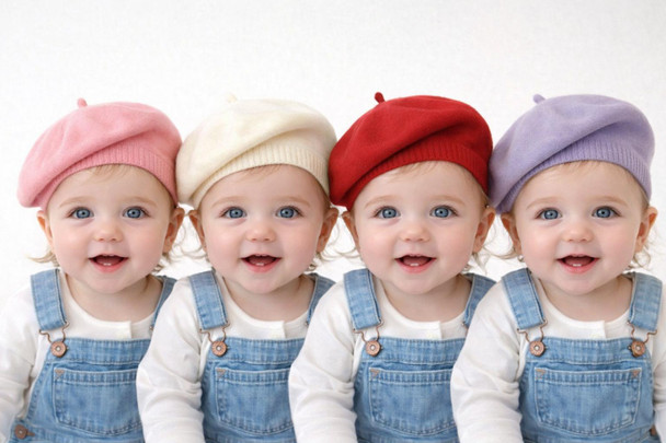 Baby Berets Infant Berets Toddler Berets Bulk Ages 1-3 20020