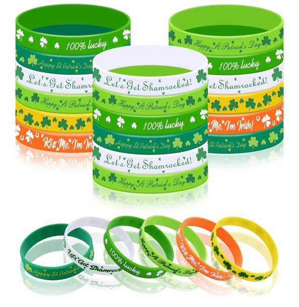 Irish Shamrock Bracelets | Rubber 3086