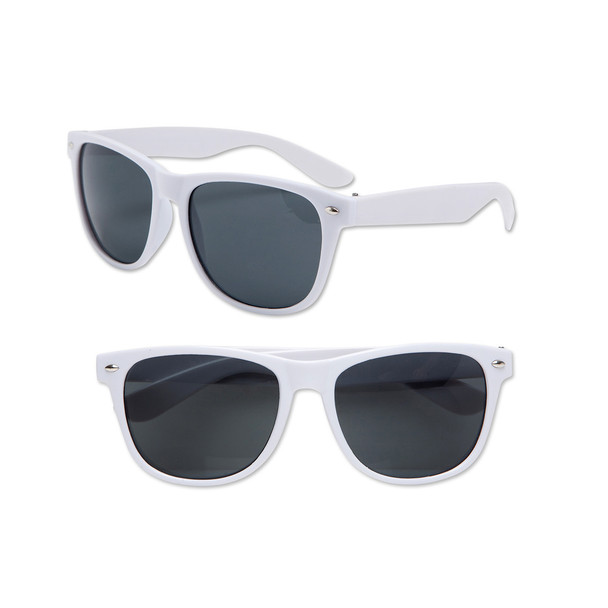 Kids Sunglasses White Iconic 80's Sunglasses | 100% UV 400 12 PACK 13004