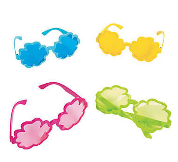 Kids Flower Sunglasses 12 PACK Mixed Colors Premium Quality Ages 3-9 | 392